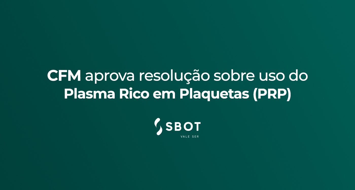 Regulamentação do Plasma Rico em Plaquetas na medicina